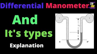 Differential manometer and it's type |fluid mechanics #civi #civistar #civilworld and diploma #HSBTE
