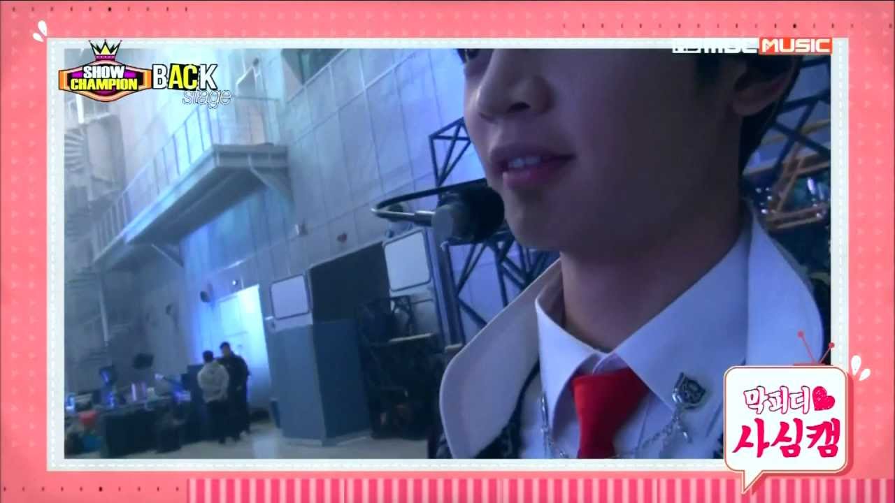 131026 SHINee - Show Champion backstage