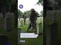 ¡Emotivo! Soldados estadounidenses honraron a militares caídos