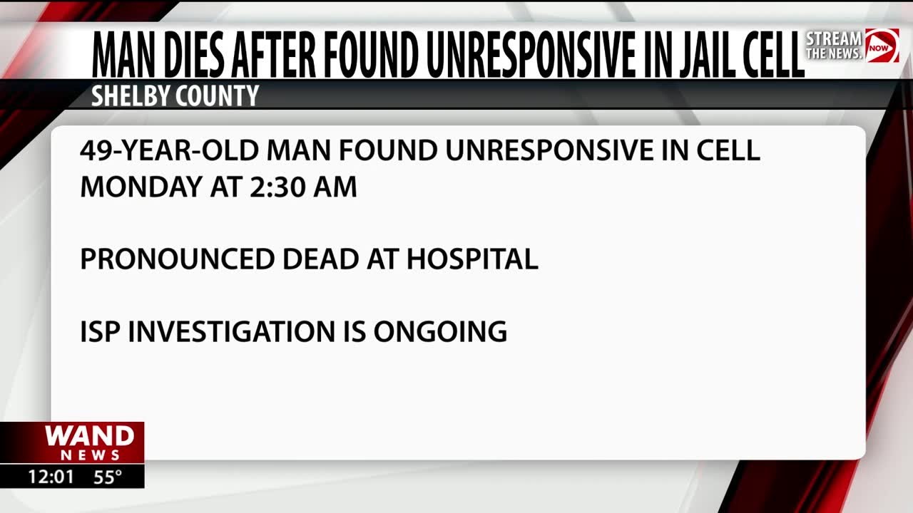 Person dies after being found unresponsive in Shelby Co. jail cell ...