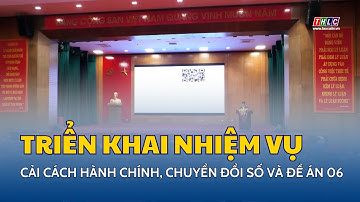 Triển khai nhiệm vụ cải cách hành chính, chuyển đổi số và Đề án 06 năm 2025 | THLC