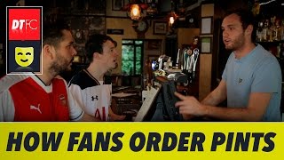 How Premier League clubs order a pint in 90 seconds | Ft. Man United, Man City and Arsenal