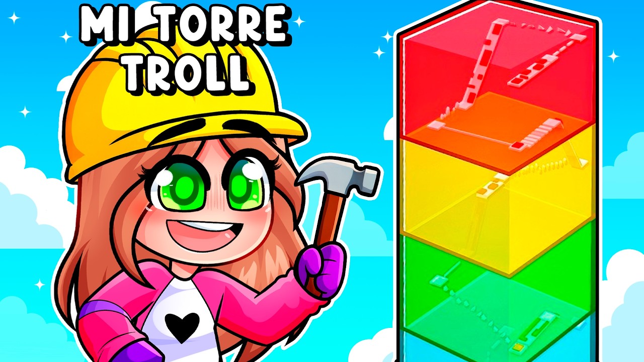 CREÉ MI PROPIA TORRE TROLL en ROBLOX 😱