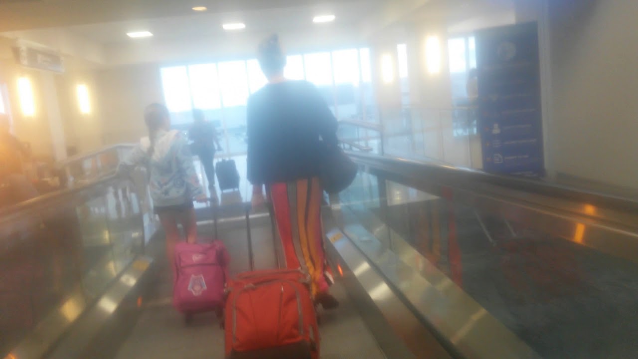 Escalators and Moving Sidewalks at Hartsfield Jackson International Airport in Atlanta, Georgia