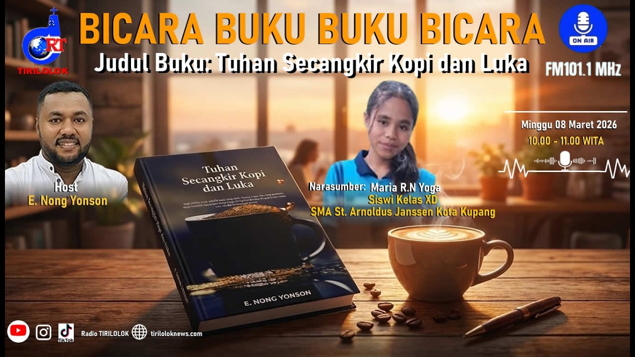 B4: BICARA BUKU - BUKU BICARA | Episode 5, Tuhan Secangkir Kopi dan Luka