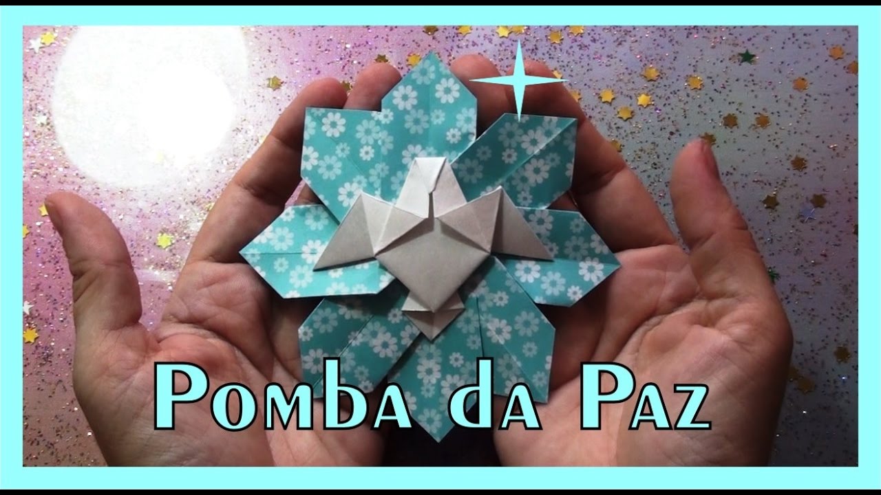 POMBA DA PAZ OU DO ESPÍRITO SANTO DE ORIGAMI
