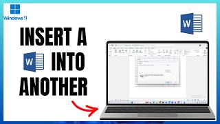 Word Document Embedding Tutorial | Insert Tab Method