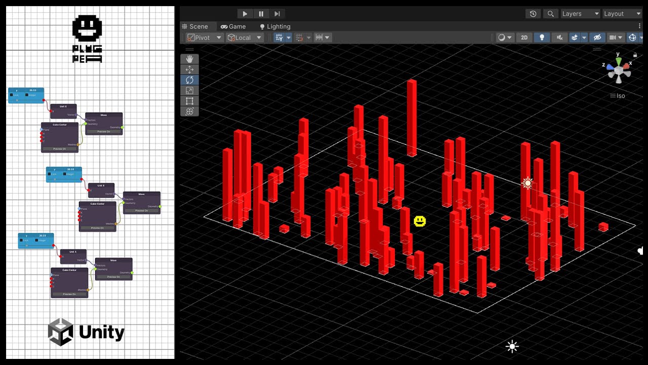 Unity PlugPea : Box Scatter - YouTube