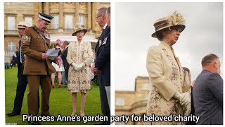 Princess Royal hosts special garden party for members of the 'Not Forgotten' Charity