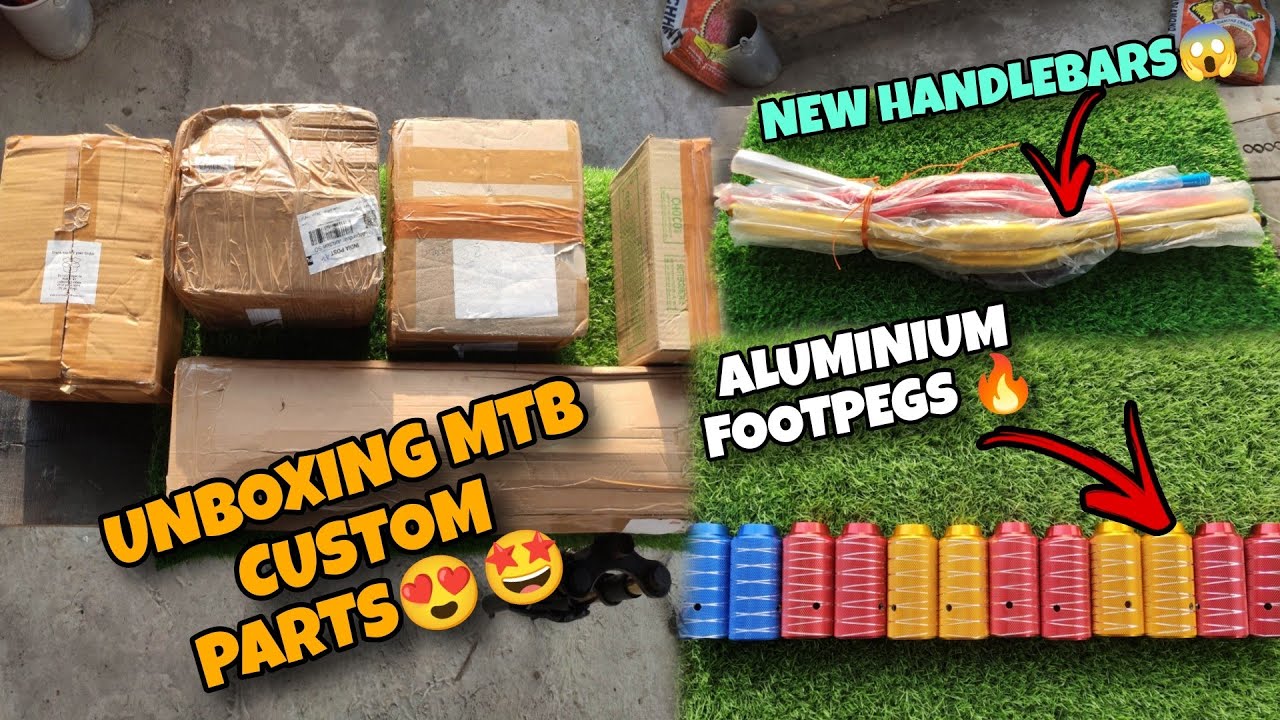 Unboxing Mtb Cycle Stunt Parts 🤩| Modification Parts For Mtb Cycle 🔥