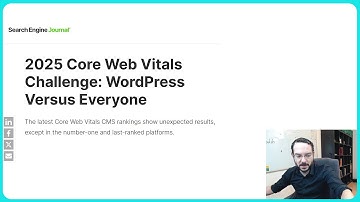 2025 Core Web Vitals Challenge: WordPress Versus Everyone - Article Review