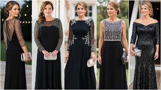 Versatile Black Evening Gowns for Mother of the Bride From Day Ceremony to Party Style Ideas 2025