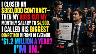 Full I Closed an $850,000 Contract—Then My Boss Cut My Monthly Salary to $4,900. Guide