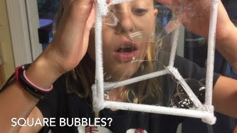 Square Bubbles Experiment (How to make Square bubbles)