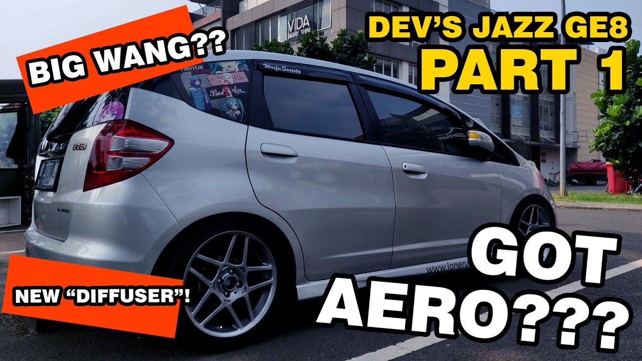 HONDA JAZZ GE8 AERO MODIFICATIONS! HONDA JAZZ pt.2 YouTube