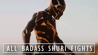 Complete All Bad Shuri Fight Scenes Black Panther 2 Wakanda Forever All Shuri Fights Scenes