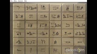 V - 2 - A Lesson Two Vocabulary Egyptian Hieroglyphs