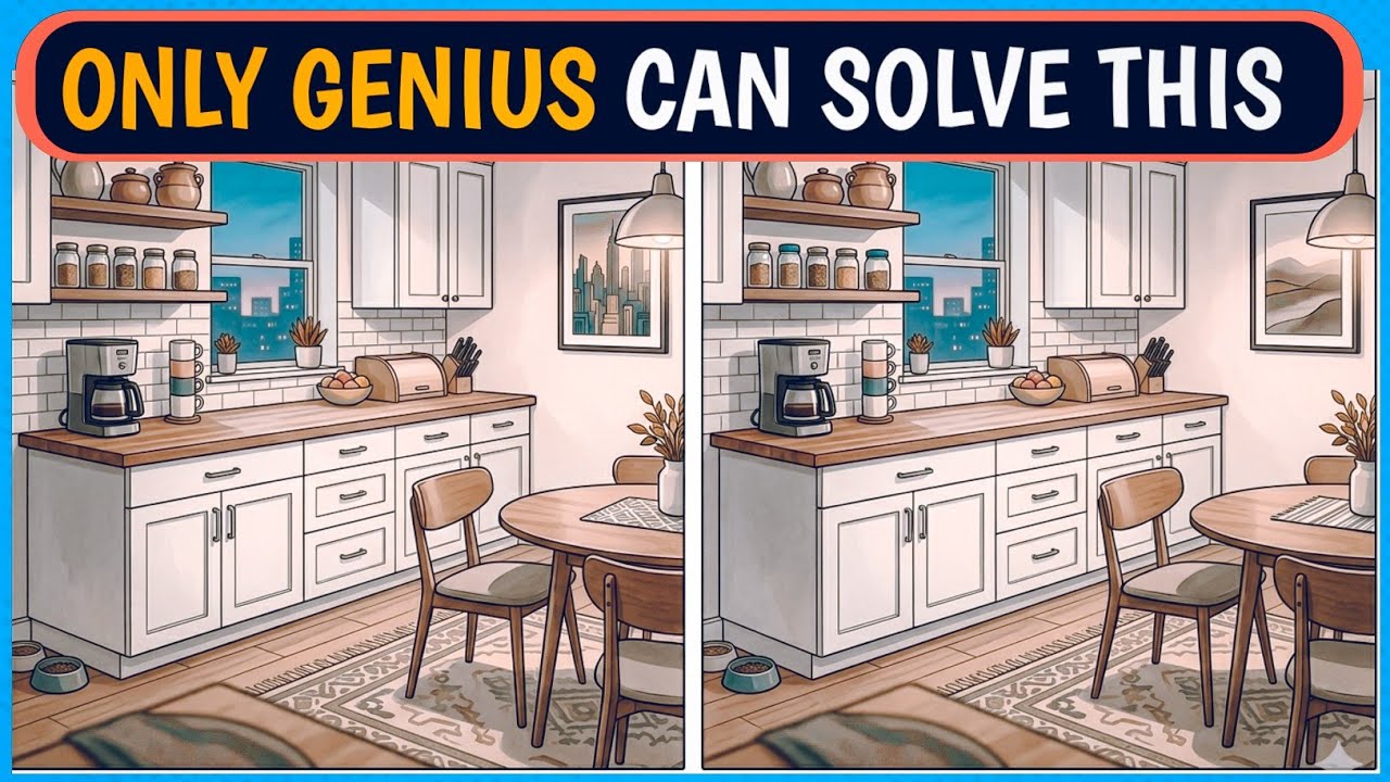 Only Genius Can Solve this Puzzle 🧩  || Find 3 differences Challange 