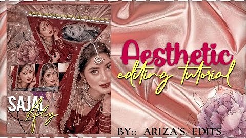 AESTHETIC EDITING TUTORIAL FOR FANPAGE ✨ BY ARIZA