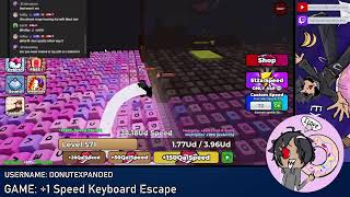 Roblox Live | +1 Speed Keyboard Escape WORLD THREE Live Day Twenty Eight screenshot 5