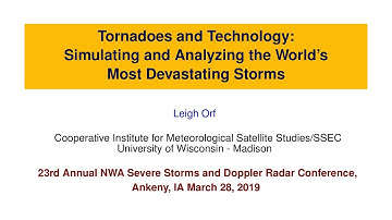 Tornadoes and Technology: Simulating and Analyzing the World