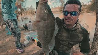 Pescando mojarras tilapias ,Comitán Chiapas 