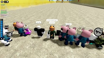 Playing Squid Game in Piggy Build Mode part 1