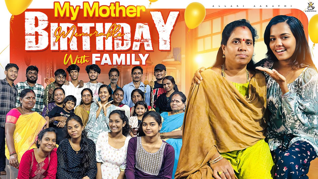 My Mother Birthday Celebrations 🥳💖 || Allari Aarathi vlogs 