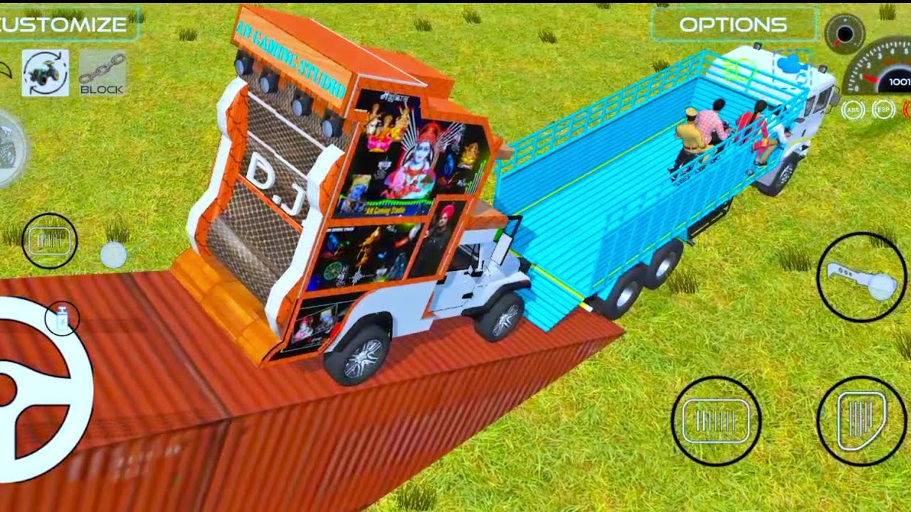 Bullet Bike and DJ loading in Truck 🚛🔥🔥🚒🚒 3D game simulator 