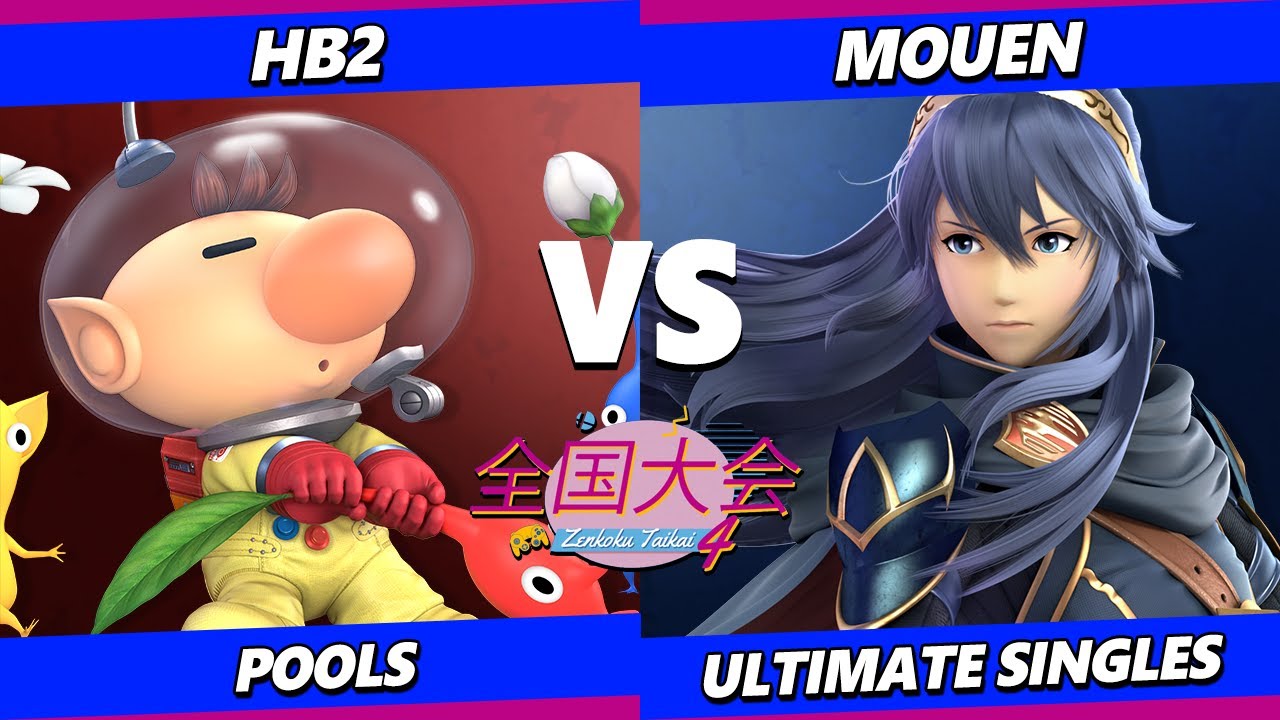 Zenkoku Taikai 4 - Hb2 (Olimar) Vs. Mouen (Lucina) Smash Ultimate - SSBU