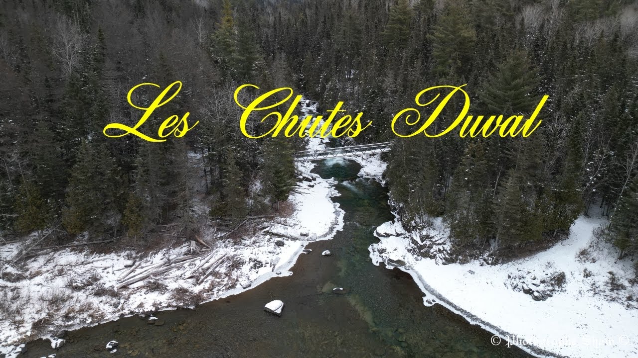 Les Chutes Duval Saint Elzar de Bonaventure Québec Canada 🍁 Mavic mini3