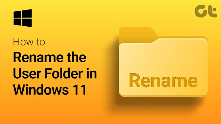 How to Rename the User Folder in Windows 11