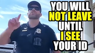 Power-Tripping Cop Gets Ego Bruised & Demands ID From Genius Auditor Who Knew His Rights!