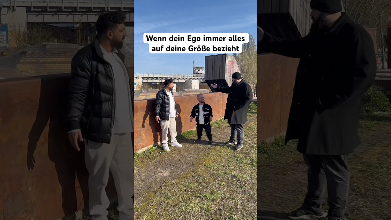 Wenn dein Ego immer alles auf deine Größe bezieht 😂 #comedy #sketch #freunde  #humor #ego