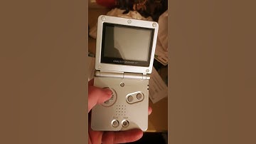 I press the up button on a gameboy advance sp