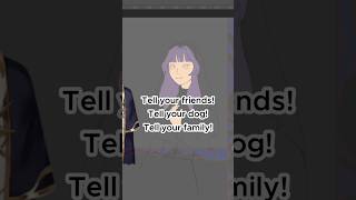 TELL EVERYONE!!! #gamedev #itchio #gameannouncement #vn #visualnovel