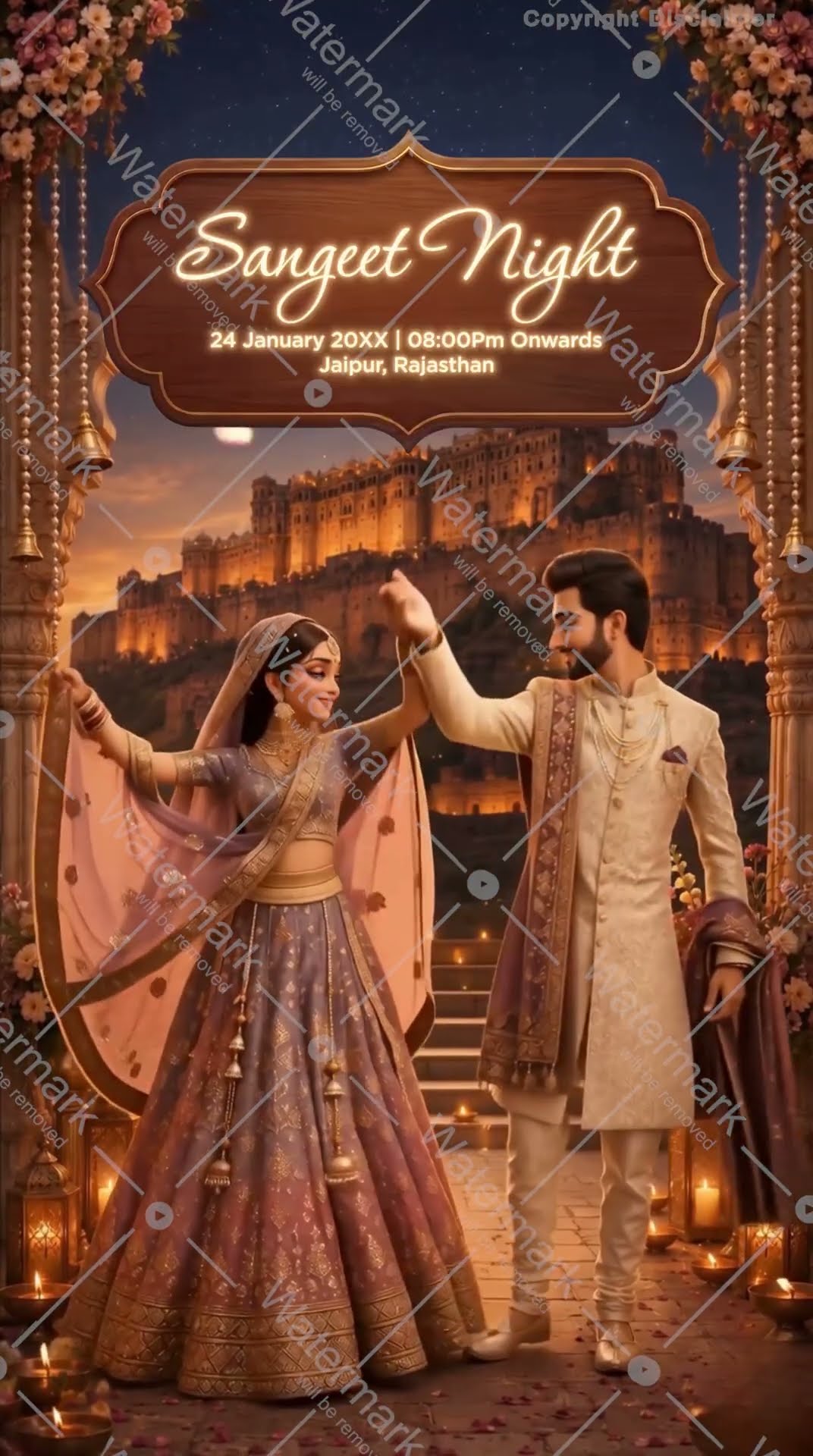 Rajasthani Wedding Invitation Video