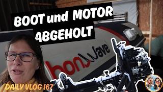 Wir holen unser Schlauchboot ab! | Honwave T40 & Tohatsu 6 PS für Norwegen | Daily Vlog #167