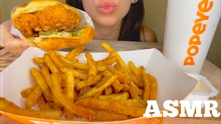 Asmr Popeyes Y Chicken Sandwich Eating Sounds
