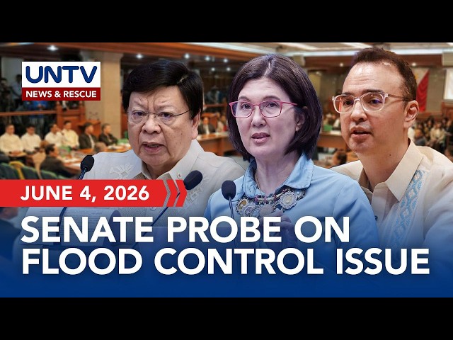 LIVE: Cayetano-led Senate hearing on anomalous flood control projects I June 4, 2026