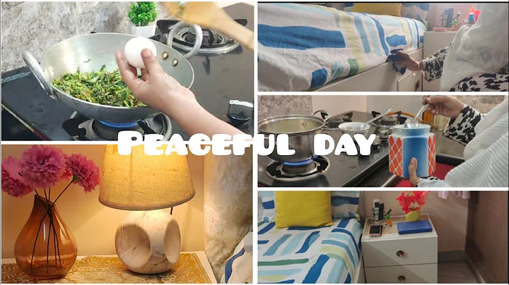 A productive yet peaceful day with 2 kids |cooking , Cleaning and Organizing,