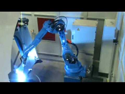 Alpha Manufacturing, Sheet Metal Fabrication - Robot Welding - YouTube