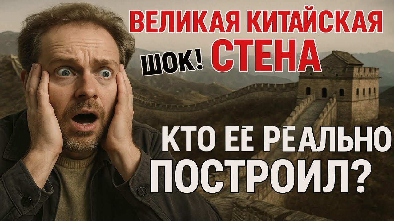 🔥 Великая Китайская Стена — ШОК! Кто ЕЁ реально построил? История, которую от нас скрывали!
