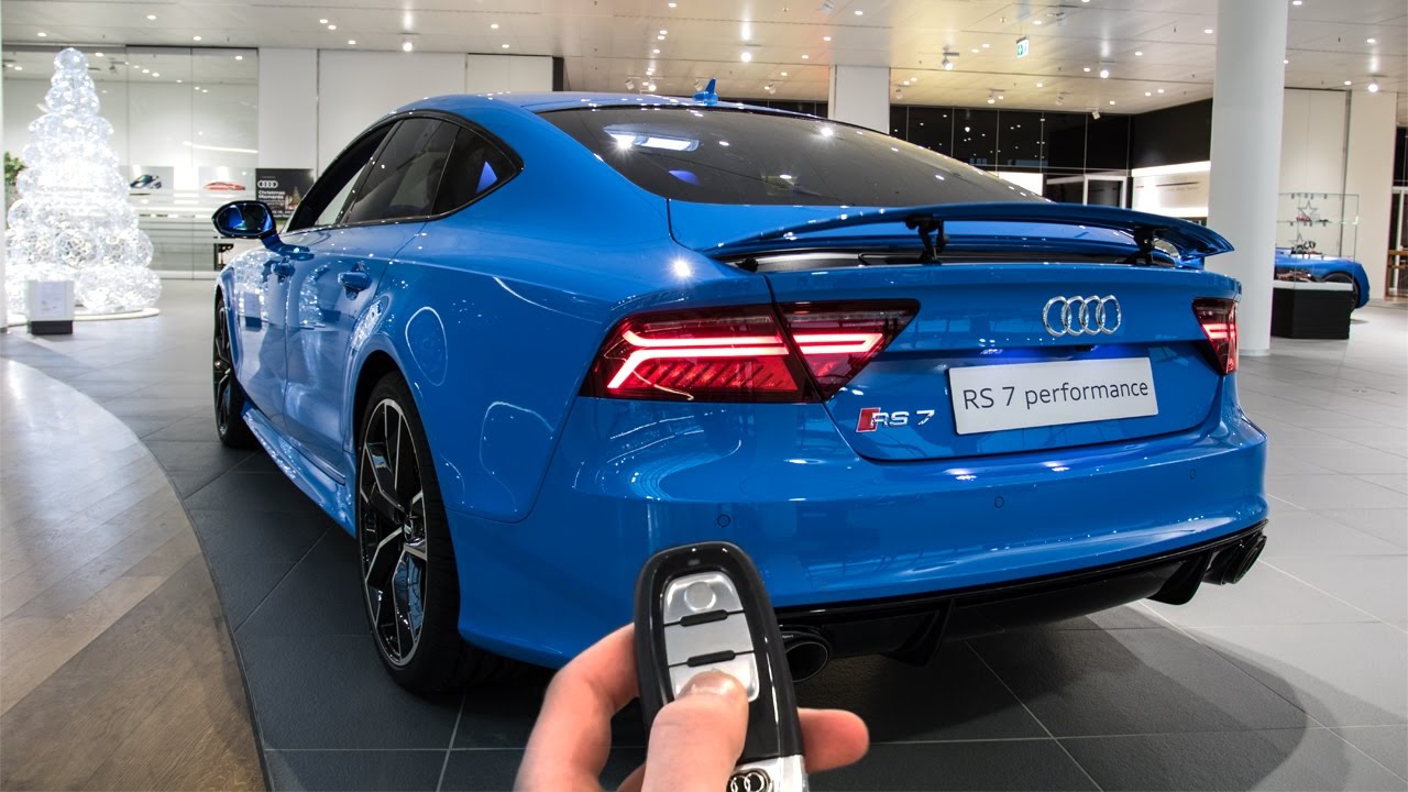 Audi Rs7 Performance Blue Audi Exclusive In Depth Interior Details And More