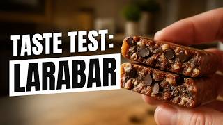 Larabar Gluten Free Chocolate Chip Brownie bar review and taste test Quick Review Of Larabars