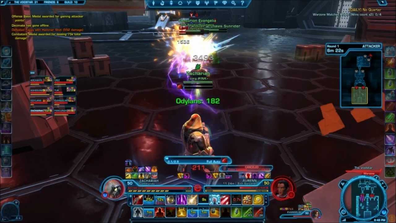 SWTOR 1.6 Voidstar blasting