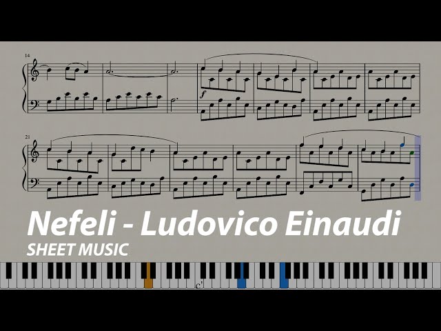 Nefeli - Ludovico Einaudi (+ Sheet Music) class=