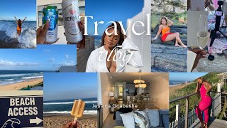 DURBAN VLOG : SOFT GIRLS WEEKEND IN BALLITO 🌸 | BEACH DAYS 🏝️ | PINK YOGA + PAINT VIBES |JESSICAG🍃 screenshot 3