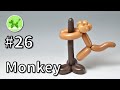 Monkey - Balloon Animals for Beginners #26 / バルーンアートの基本 #26 (サル)