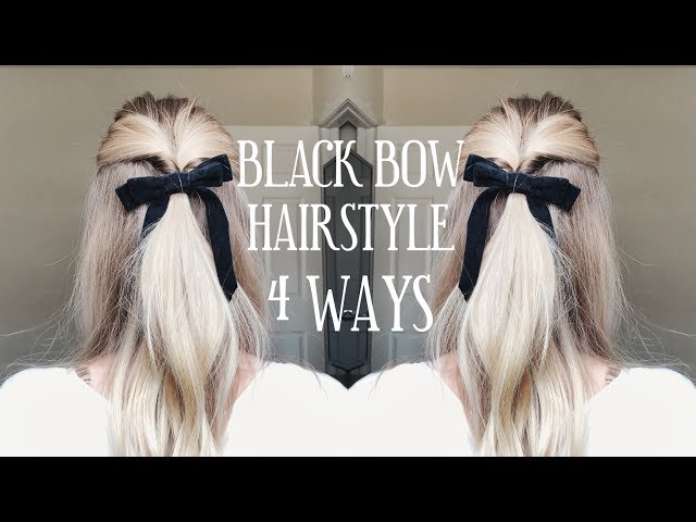 CARDI B INSPIRED DOUBLE BOW BUNS | HAIRSTYLES FOR NATURAL STRAIGHT HAIR |  Ashley Liani - YouTube